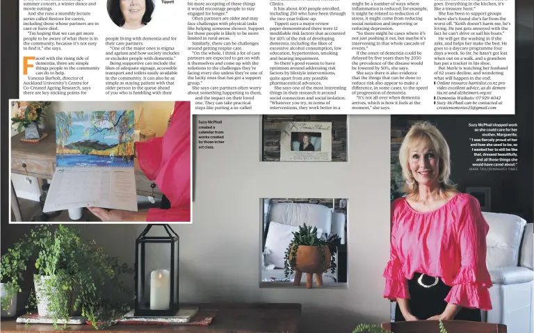  ?? MARK TAYLOR/WAIKATO TIMES ?? Suzy Mcphail stopped work so she could care for her mother, Marguerite. “I was fiercely proud of her and how she used to be, so I wanted her to still be like that, dressed beautifull­y, and all those things she would have cared about.’’