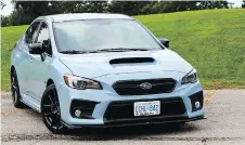  ?? PETER BLEAKNEY/DRIVING ?? Subaru WRX Raiu Edition is priced at $40,995.