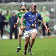  ??  ?? Carnew’s Tommy Collins is one of a number of exciting hurling prospects emerging from juvenile ranks in 2020.