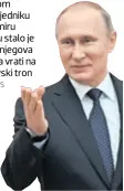  ?? REUTERS ?? Ruskom predsjedni­ku Vladimiru Putinu stalo je da se njegova zemlja vrati na šahovski tron