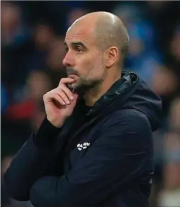  ??  ?? Pep Guardiola’s days at Manchester City could be numbered if their European ban is upheld.