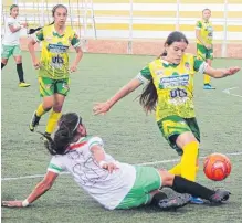  ?? LIGA DE FÚTBOL DE SANTANDER ?? Santandere­anas viene de clasificar jugando en la Cancha Marte.