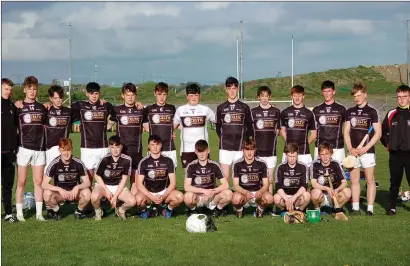  ??  ?? The Sligo U17 team who played Donegal in the 2nd round of the Celtic Challenge in Ballyshann­on. Pics: Christine Kilcullen.