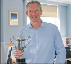  ??  ?? The captain of Shiskine Golf Club, Robbie Crawford, was the winner of the Winter Cup at Shiskine.