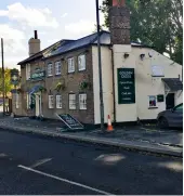  ??  ?? Left: Bob and some impressive memorabili­a. Below: The Golden Cross in Poyle,the ‘Mclaren team social club HQ’ at the time. Right: The Mclaren building on David Road Poyle in 1968