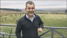  ??  ?? Humberston­e Bank Farm covers 900 hectares of moorland, main image; Jonathan Grayshon, the new tenant farmer, above.