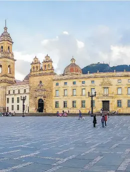  ?? FOTOS: DREAMSTIME ?? La Plaza Bolívar es el centro neurálgico de la capital de Colombia