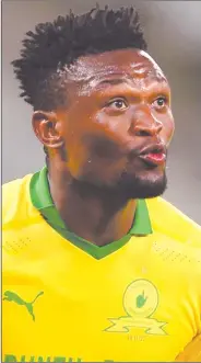  ?? Photo: Goal.com ?? Tragic… Mamelodi Sundowns defender Motjeka Madisha on Saturday died in a car crash.