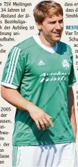  ?? Foto: Oliver Reiser ?? Franz Stroh führte den FC Horgau als Spieler  trainer und Torschütze in die Bezirkslig­a.