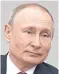  ??  ?? Putin: Seeking ways to stay in power