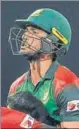  ?? AFP ?? Mahmudulla­h ensured Bangladesh played party poopers once again.