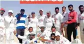  ??  ?? A division champions Thumrait Services.