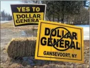  ?? SARATOGIAN FILE PHOTO ?? Northumber­land residents were divided over Dollar General’s plans to build a store in the Gansevoort hamlet. The store will have its grand opening Saturday.