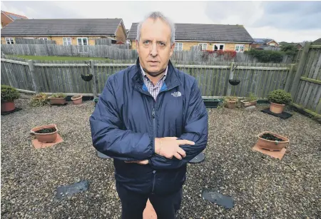  ??  ?? Eric Wilkinson has hit out at thieves who targeted his family at such a low moment.