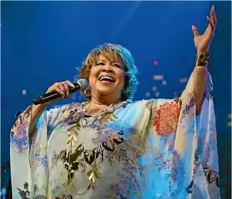  ?? REUTERS ?? Sixty years after recording her first song, gospel and soul music legend Mavis Staples is delighted that there’s still such interest in her career.