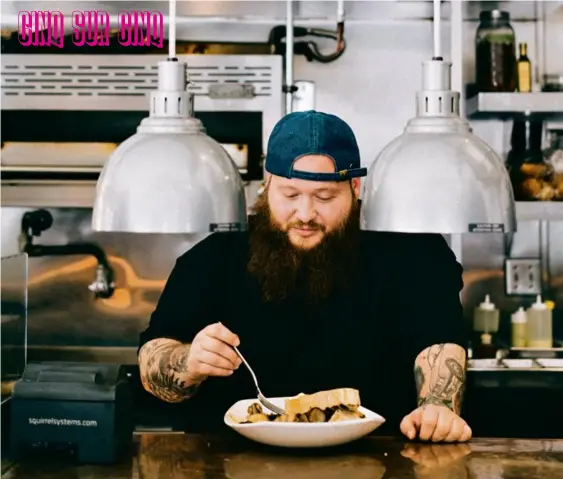  ?? PHOTO DR ?? Le rappeur Action Bronson est le héros d’une émission culinaire de Viceland.