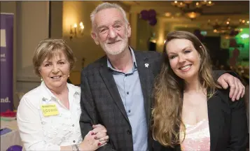  ??  ?? Organiser Geraldine Fitzharris, Tony Geoghegan and Emma Murphy from Merchant’s Quay.