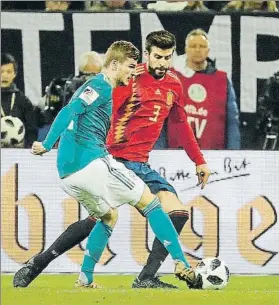  ?? FOTO: EFE ?? Timo Werner, en la agenda blanca El delantero del RB Leipzig tiene 22 años