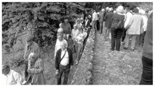  ??  ?? Près de 250 personnes ont visité le couvent des Carmes.