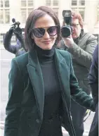  ?? ?? Eva Green arrives at court in London Monday.