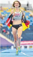  ?? FOTO: SZ-ARCHIV ?? „Man darf nicht vergessen, dass ich erst 20 bin“: Alina Reh, frühere Läuferin des TSV Erbach, vor ihrem ersten WM-Start bei den „Großen“.