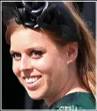  ??  ?? PRINCESS BEATRICE Beatrice is the eldest daughter of the Duke of York and Sarah, Duchess of York