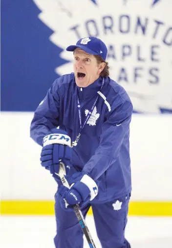  ?? ERNEST DOROSZUK ?? Toronto Maple Leafs coach Mike Babcock says he is not worried about William Nylander’s slow start since joining the team on Dec. 1, and is certainly not surprised by it considerin­g Nylander’s long absence.