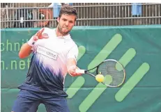  ?? FOTO: GHTC ?? Jiri Vesely gewann gegen Neuss jeweils sein Einzel und Doppel.