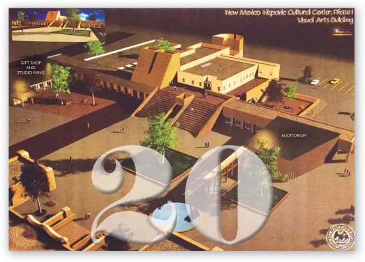  ??  ?? A rendering of Phase 1 of the National Hispanic Cutlural Center’s Visual Arts Building, courtesy NHCC