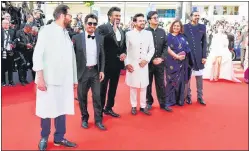  ?? HT ?? Informatio­n and broadcasti­ng minister Anurag Thakur leads the Indian contingent at the Cannes Film Festival. Earlier in the day, Prime Minister Narendra Modi said that India possesses immense potential to become the content hub of the world. “Multifario­usness of our film sector is remarkable and rich heritage and cultural diversity are our strengths. India has a lot of stories to be told and the country truly possesses immense potential to become the content hub of the world,” the PM said, according to an official statement. India has been named as the Country of Honour at the Marche’ Du Film, being organised alongside the Cannes festival.