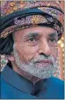  ??  ?? Sultan Qaboos