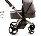  ??  ?? Noola Bug 2in1 Stroller, R5 990 – R6 990, Kids Emporium