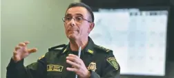  ?? / Óscar Pérez ?? General Jorge Vargas, director de la Policía Nacional.