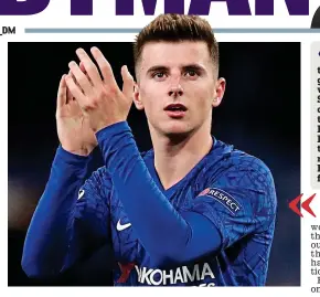  ?? REUTERS ?? Showing the way: Mason Mount