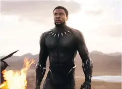  ?? — DISNEY FILES ?? Chadwick Boseman in Black Panther. Some critics are already calling the new Oscars popular film category the Black Panther award.