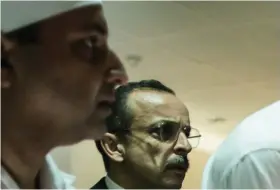  ??  ?? A still from Hotel Mumbai, Anthony Maras’ film on 26/11 terror attack. Actor Aupam Kher has essayed Hemant Oberoi’s role.