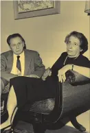  ??  ?? Hannah Arendt with her husband Heinrich Blücher