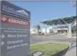  ??  ?? Pictured is the El Centro Regional Medical Center entrance. Emergency rooms will be one of the places informatio­n will need to be posted. IV PRESS FILE PHOTO