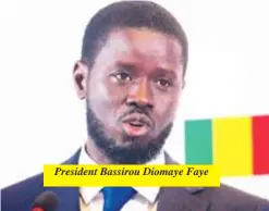  ?? ?? President Bassirou Diomaye Faye