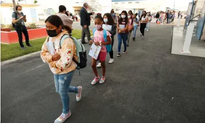  ?? Photograph: Al Seib/REX/Shuttersto­ck ?? Los Angeles Unified school district is facing a civil rights lawsuit from a Black parent who says a slavery lesson in her daughter’s school had the students picking cotton.