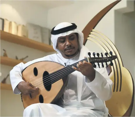  ?? Khushnum Bhandari for The National ?? Mohammed Dohai is an instructor at the Abu Dhabi branch of Bait Al Oud