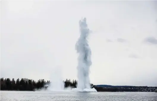  ?? Foto: Mats Grimsæth/forsvaret ?? U Norge hadde flere tusen miner, men kvittet seg med alle.