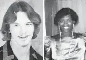  ?? NEWTON COUNTY CORONER’S OFFICE ?? Brad Doe, left, was identified as John Ingram Brandenbur­g Jr. of Chicago and Charlene Doe was identified as Jenifer Noreen Denton, who went missing in 1988. Her murder case remains open decades later.