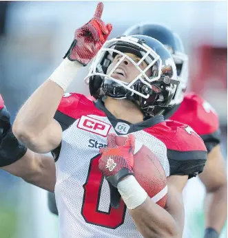  ?? FILES ?? Second-year cornerback Ciante Evans is pushing hard for a starting role in the Calgary Stampeders’ defensive backfield. “I just want to go out and do my job and do what I can to help the team win,” he says.