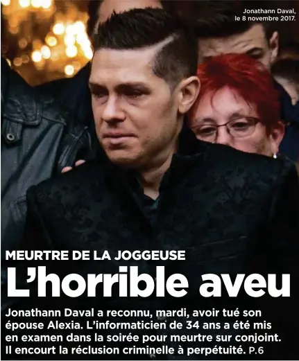  ??  ?? Jonathann Daval, le 8 novembre 2017.