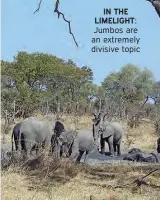  ?? ?? IN THE LIMELIGHT: Jumbos are an extremely divisive topic