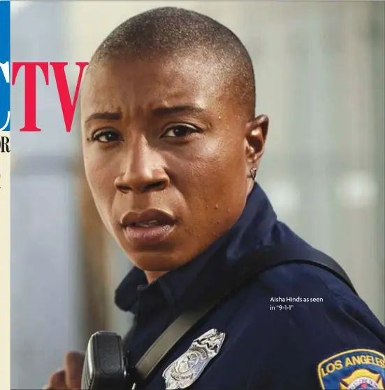  ??  ?? Aisha Hinds as seen in “9-1-1”