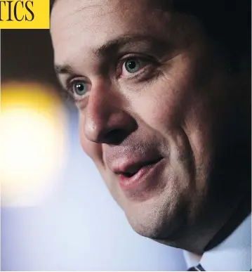  ?? SEAN KILPATRICK/THE CANADIAN PRESS ?? Conservati­ve Leader Andrew Scheer has an opportunit­y, as a young politician, to appeal to the increasing­ly influentia­l millennial voting bloc, writes John Ivison. Climate change policy could offer one area to differenti­ate policies.
