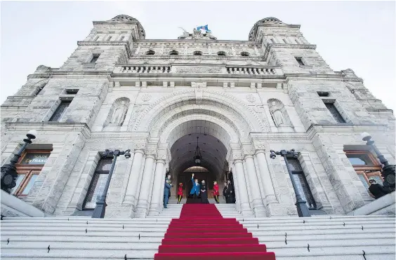  ?? — THE CANADIAN PRESS FILES ?? Both the New Democrats and the Greens say they would ban corporate and union donations if they form the next government in the B.C. Legislatur­e while the Liberals are promising a panel to study the issue further.