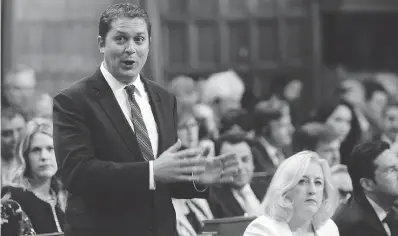  ?? SEAN KILPATRICK / THE CANADIAN PRESS FILES ?? As Leader Andrew Scheer and his fellow federal Conservati­ves gather in Halifax this week for their pre-election policy convention, the Post’s John Robson offers up some advice.